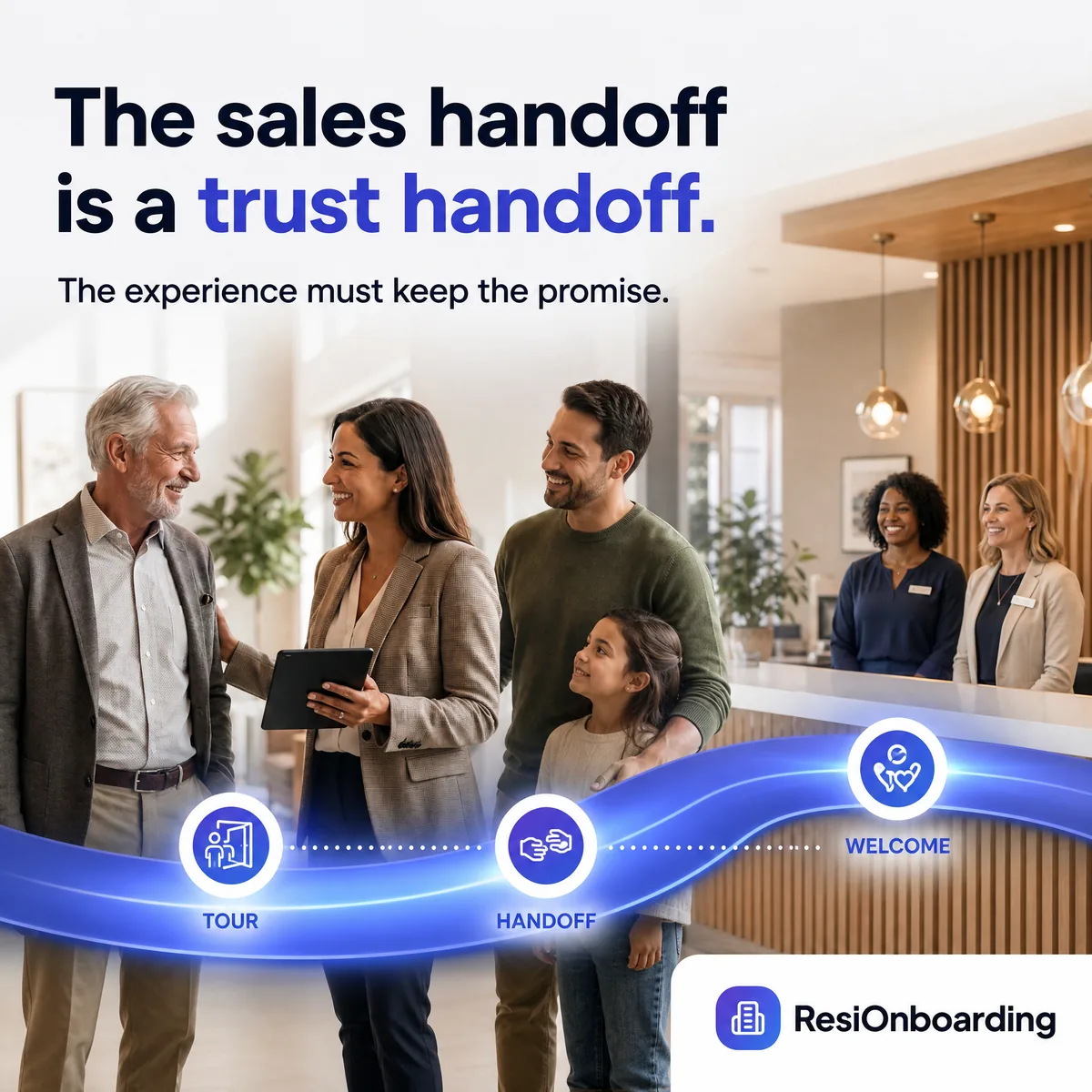 The sales handoff is a trust handoff.