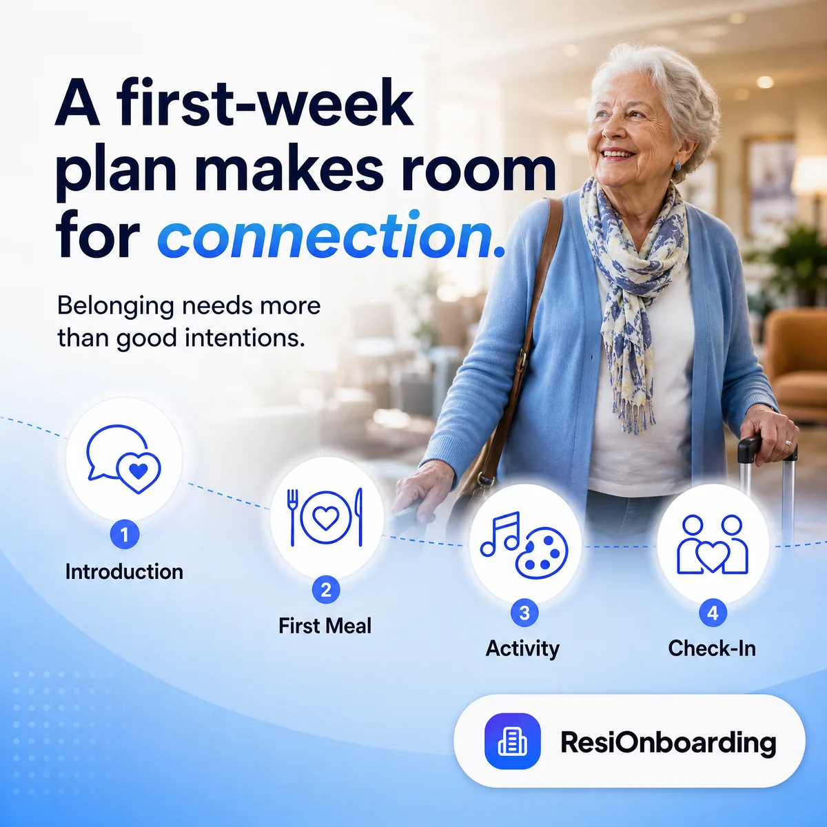 A first-week plan makes room for connection.